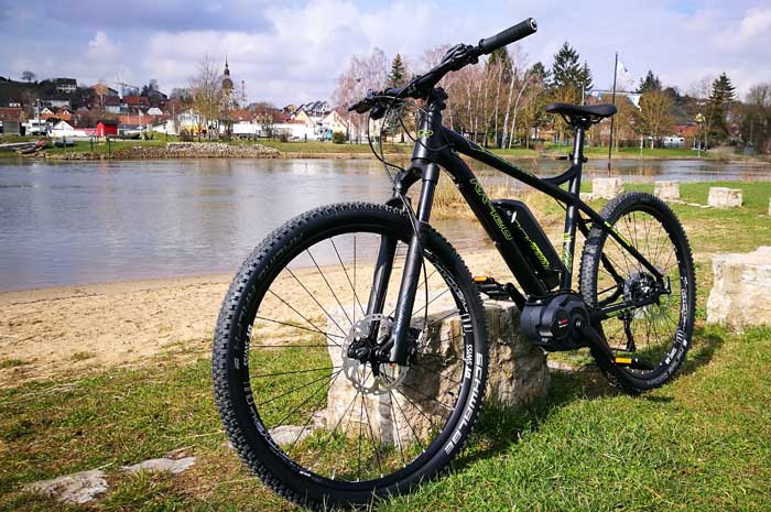 Mountainbike - Erste Erprobungstour des RR920 entlang des Main