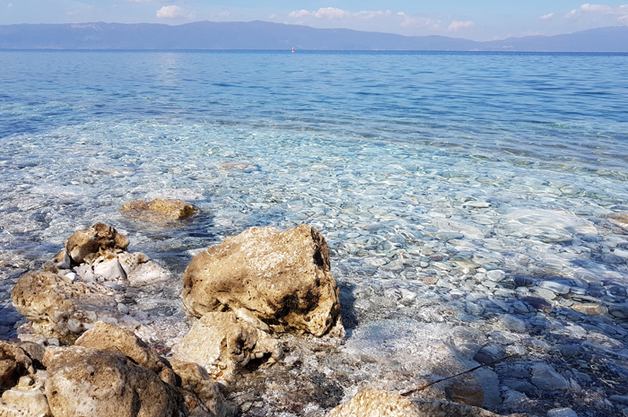 Fahrt entlang des Ohrid Sees - von Ohrid nach Sveti Naum