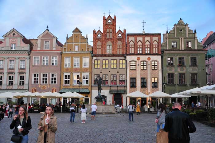 Poznan - After busy day at Fair for dinner to the Old Market