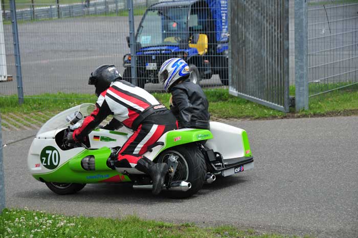 Oldtimer-Motorradrennen auf dem Nürburgring