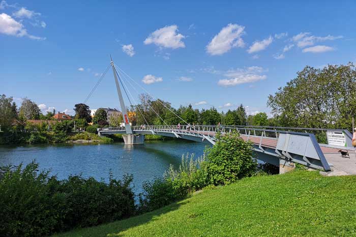 Wels - A walk along the Traun river