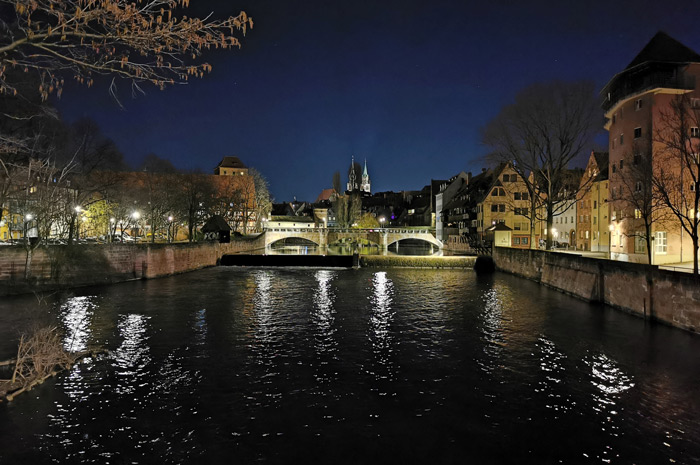 Nürnberg - durch die Altstadt bei Nacht