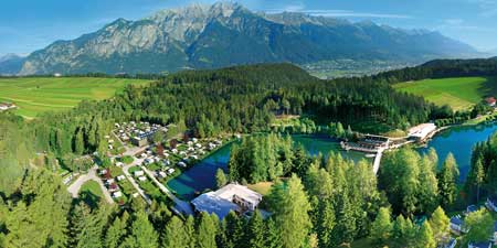 Station 1. Holiday paradise Lake Natterer next to Innsbruck