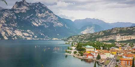 Station 2. Camping Europa Torbole at Lake Garda