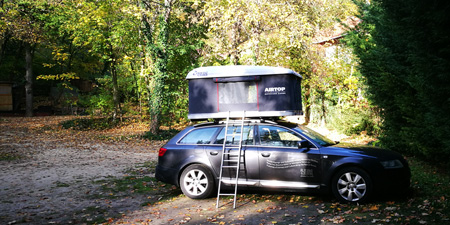 Practical roof tent creates new perspectives for travelers