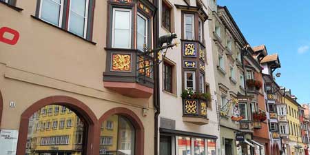Rottweil colorful - a city also relies on guild signs