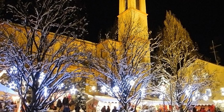 Visiting the Christmas market in Friedberg