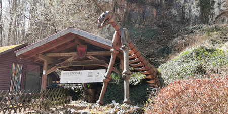 With the e-bike to the unicorn cave near Scharzfeld