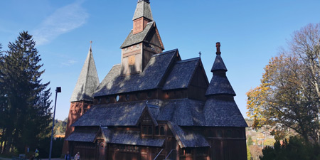 Gustav-Adolf-Stabkirche - wooden church in Hahnenklee