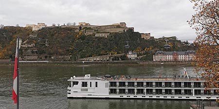 Off to Ehrenbreitstein Fortress – by cable car