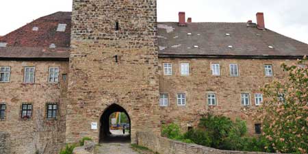 Castle and imperial palace in the small town of Allstedt