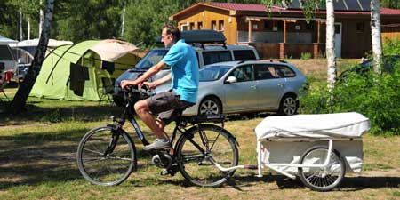 Bergwitzsee Camping - Drehort für Blogger und Fernsehteam