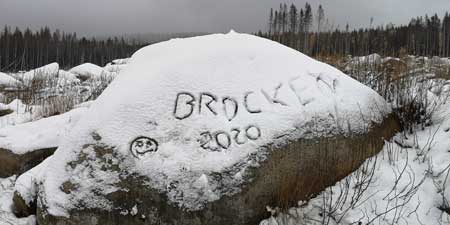  Frosty hike up to the Brocken at Harz Mountain