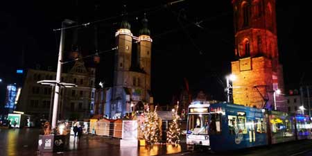 Christmas market in Halle: a solution despite Corona?