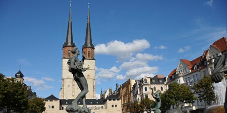 Halle an der Saale - a city tour through the old town