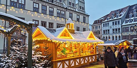 Domstadt Naumburg – ein Weihnachtstraum im Schnee