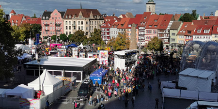 Citizens' festival in Erfurt on the day of German unity