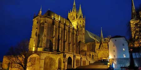 The symbols of Erfurt - Ensemble of cathedral and Severi Church