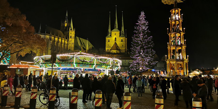 Erfurt Christmas market - scent of mulled wine and gingerbread