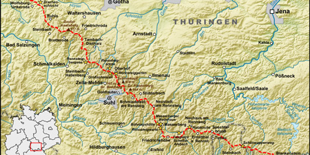 Fernwanderweg Rennsteig – wir folgen dem Kammweg