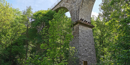 Viaducts of the former Finnebahn near Bad Bibra