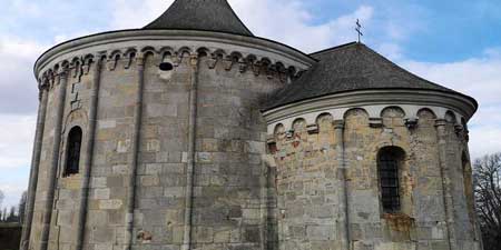 Romanesque round chapel in Petronell-Carnuntum