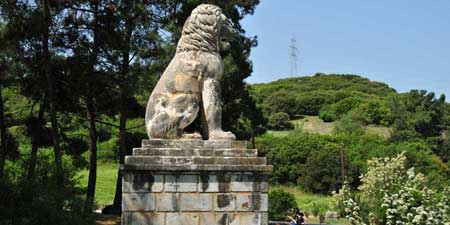 Nach Erkundung von Argilos - Der Löwe von Amphipolis