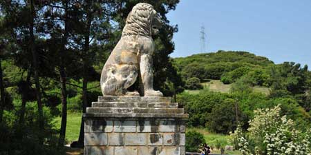 After exploring Argilos - The Lion of Amphipolis