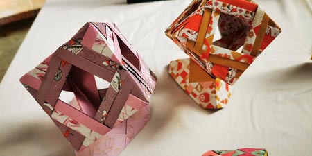 Origami in Rostock's St. Nicholas Church