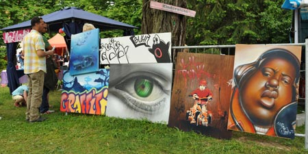 Graffiti - Kitsch oder Kunst an Wänden und Decken