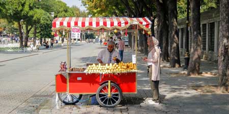 Culinary regional allocation of specialties in Turkey