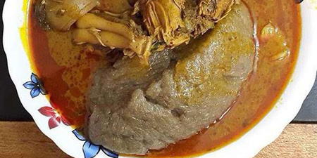 Konkonte Dish from Ghana - prepared by Mary