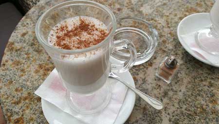Salep - hot drink from the roots of Orchids