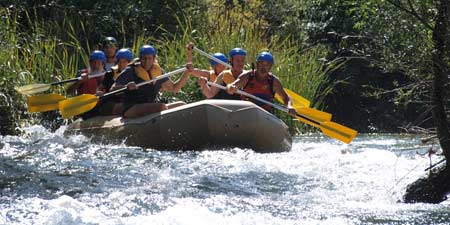 Rafting on Alara River in Turkey