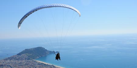 Paragliden in Alanya