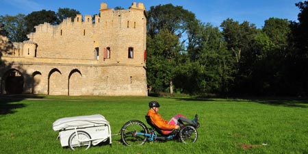 Radwegerkundung Lednice - mit AZUB Trike und BTurtle