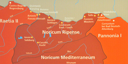 Province of Noricum - trade routes determined the success