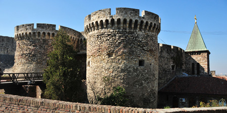 Belgrade - The fortress on the river mouth of Sava - Danube