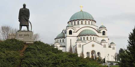 Von Brunn nach Belgrad, zur Gedenkkirche des Heiligen Savas