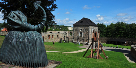 The Eger Castle - fortification of the town of Cheb