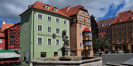 Der Stöckl - historischer Marktplatz in Cheb-Eger
