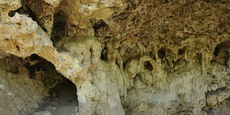 Open air Stalactite formations at Dursunbey Cayi