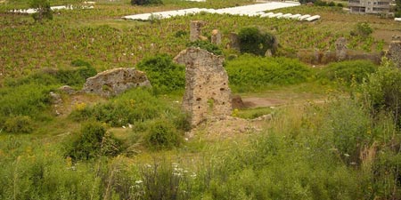 The antique town Naula in Mahmutlar