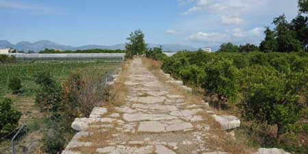 Xanthos Fluss und Römische Brücke bei Kemer
