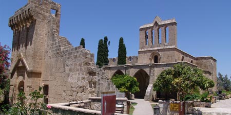 Bellapais Monastery in Kyrenia North Cyprus