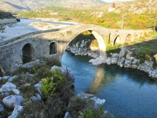 Ottoman Bridge next to Shkodra - Albania