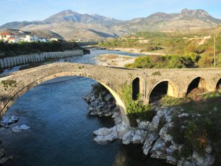 Ottoman Bridge next to Shkodra - Albania