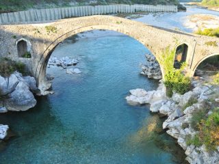 Ottoman Bridge next to Shkodra - Albania