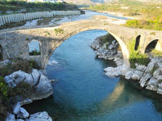 Ottoman Bridge next to Shkodra - Albania