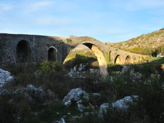 Ottoman Bridge next to Shkodra - Albania